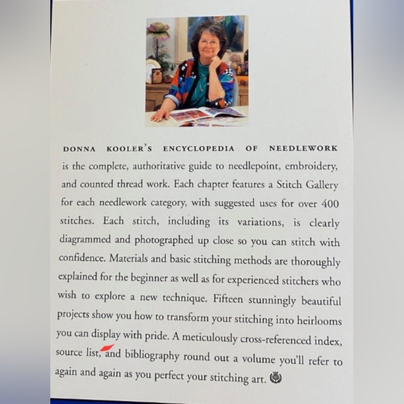 Donna Kooler's Encyclopedia of Needlework Embroidery Needlepoint Book - Picture 2 of 4